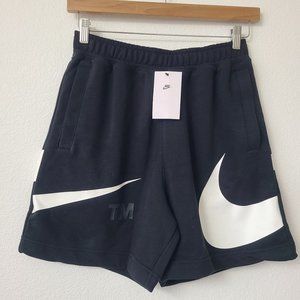 Nike Sportswear NSW Swoosh Logo Sweat Shorts DR9028-010 Size S Black